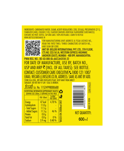 Bisleri POP 600 ML image number 3